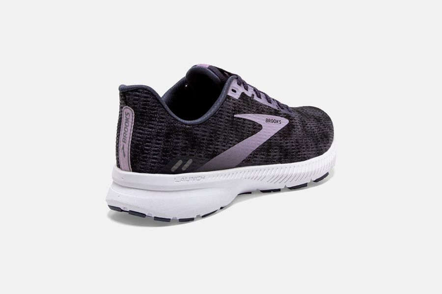 Brooks Launch 8 Road Loopschoenen Dames - Zwart/Paars - 017965YEU